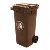Nádoba na odpad 120L hnedá