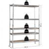 Skladový regál G 183x130x40 300kg