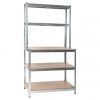 Skladový regál s nadstavcom G 100x30/60x180 150kg