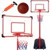 Tabuľa na basketbalový kôš + lopta s pumpou SP0701