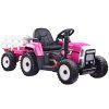 Traktor s prívesom na akumulátor + diaľkové ovládanie  PA0242