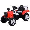 Traktor s akumulátorovým prívesom svieti PA0234
