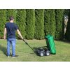 Zelený záhradný vyklápací vozík Fury - 75l