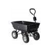 Čierny zhradný vyklápací vozík Fury - 75l