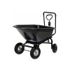 Čierny záhradný vyklápací vozík Westy - 160 L