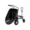 Čierny záhradný vyklápací vozík Westy - 160 L