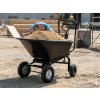 Čierny záhradný vyklápací vozík Westy - 160 L