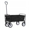 ČIERNY SKLADACÍ ZÁHRADNÝ VOZÍK 116 x 54 x 90 cm