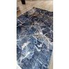 Modro sivý moderný koberec VELVET M281