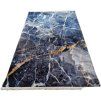 Modro sivý moderný koberec VELVET M281