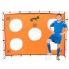 Futbalová bránka s cieľovou podložkou - oranžová