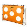 Futbalová bránka s cieľovou podložkou - oranžová