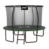 8FT 252 CM TRAMPOLÍNA S REBRÍKOM A BEZPEČNOSTNOU SIETOU *7628