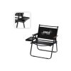 Skladacia turistická stolička s bočným stolíkom