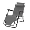 SKLADACIA ZÁHRADNÁ STOLIČKA S OPIERKOU HLAVY, ŠEDÁ  *6896