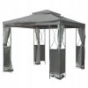 ALTANA / ZÁHRADNÝ PAVILÓN S MOSKYTIÉROU ŠEDÁ 2,5 x 2,5 x 2,7 M *3989