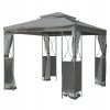 ALTANA / ZÁHRADNÝ PAVILÓN S MOSKYTIÉROU ŠEDÁ 2,5 x 2,5 x 2,7 M *3989