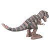 Chodiaci dinosaurus Tyranosaurus Rex na batérie hnedý