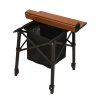 Kempingový stolík 50 x 50 x 50/70 s termoboxom