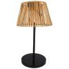 Solárna lampa  45 x 27,5 x 27,5 cm, hnedá, čierna