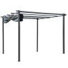 Pergola s polyesterovou strechou