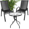 Sada 2 skladacích stoličiek FIESTA + stolík s priemerom 60 cm
