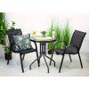Sada 2 skladacích stoličiek FIESTA + stolík s priemerom 60 cm