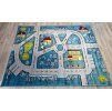 Modrý detský koberec Kids Cesta Ihrisko 304 Blue