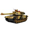 Veľký diaľkovo ovládaný tank R/C 2,4 Ghz Svetlá Zvuky Streľba Žltá