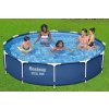 Záhradný okrúhly rámový bazén 366 x 76 cm