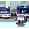 Súprava mestský policajný vlak modrý 203 km/h