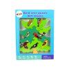 Drevené 3D puzzle DIY strom s vtáčikmi, stavebnicové bloky