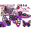 Make-up set Fialové očné tiene Butterfly