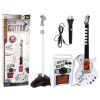 Elektrická gitara s mikrofónom na batérie