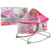 Multifunkčná hojdacia postieľka 2v1 - ružová