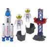 Vesmírna misia raketa s astronautmi Rocket Zero