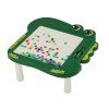 Edukačná magnetická tabuľka s dinosaurami a puzzle, zelená