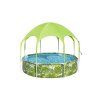Detský rámový záhradný bazén 244x51 cm - zelená