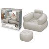 Nafukovacie kreslo svetlé Bestway 75137