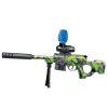 Puška AWM na vodné guľôčky hydrogél zelená okuliare 61 cm
