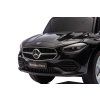 Detské odrážadlo s vodiacou tyčou Mercedes 3v1, čierne