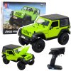 Diaľkovo ovládaný off-road RC Jeep Wrangler Rock Crawler zelený 1:14