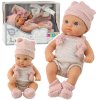 Detská bábika Baby Pink Oblečenie Cap Bib 18 cm