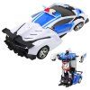 Auto robot 2v1 policajné auto na diaľkové ovládanie RC 1:18
