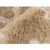 Béžový vzorovaný koberec shaggy Decor Latern