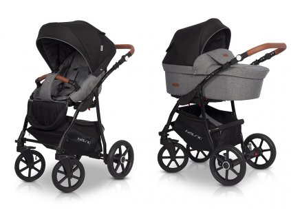 Kočárek Riko Basic Plus Anthracite