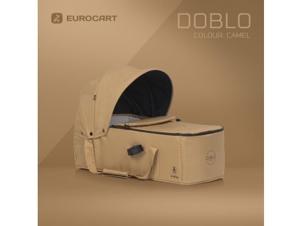 Měkká přenosná postýlka pro kočárek Euro-Cart Doblo Camel