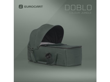 Měkká přenosná postýlka pro kočárek Euro-Cart Doblo Jungle