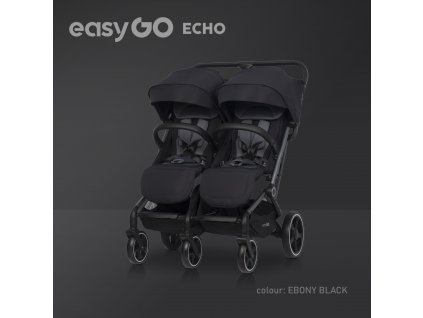 Kočárek EasyGo Echo Ebony Black