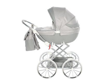 968479 kocarek pro panenky junama dolce stribrna